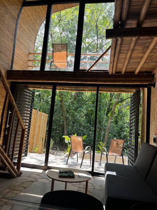 Cabana De Bambu En La Selva Palenque Eksteriør billede