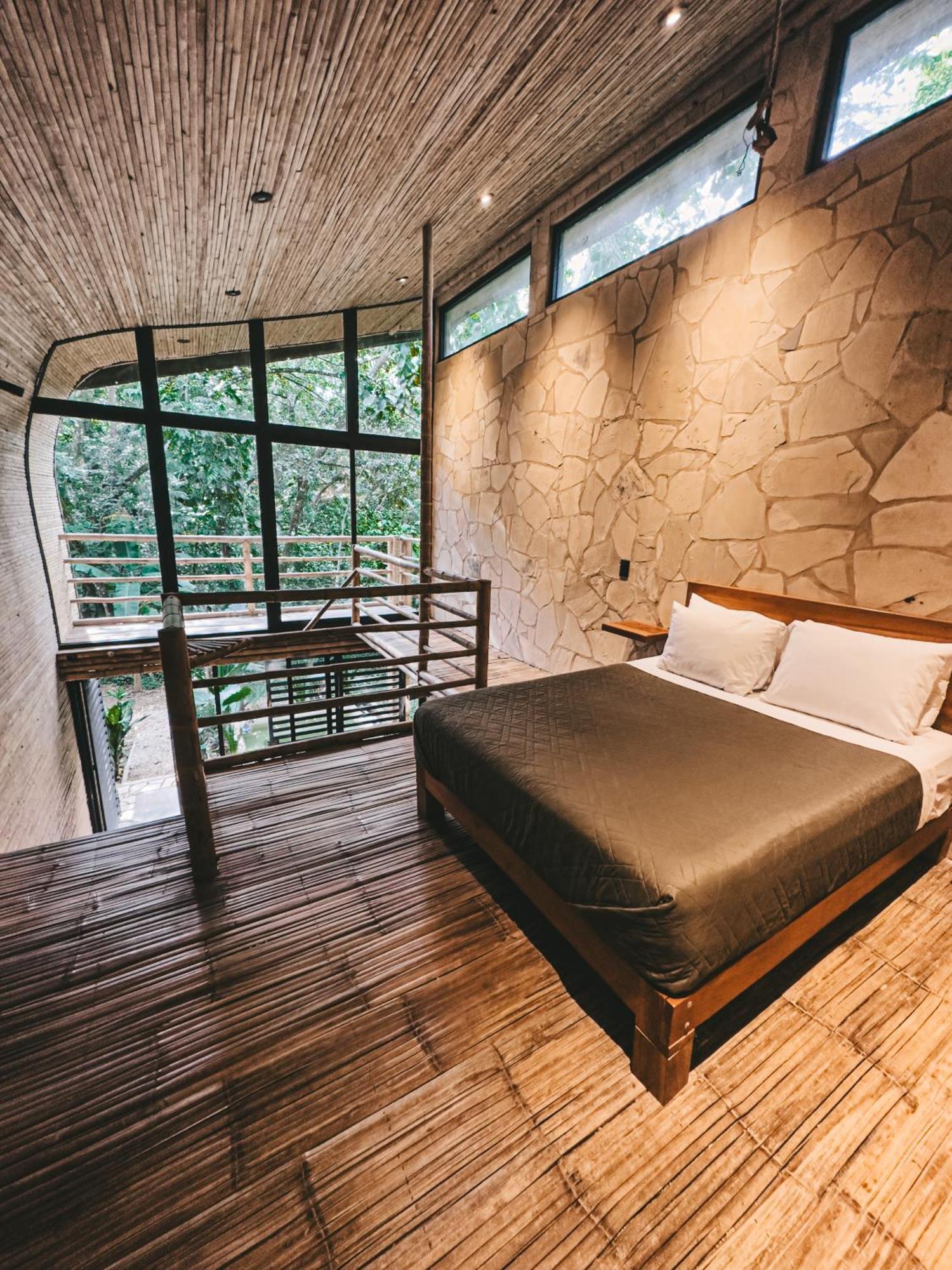Cabana De Bambu En La Selva Palenque Eksteriør billede