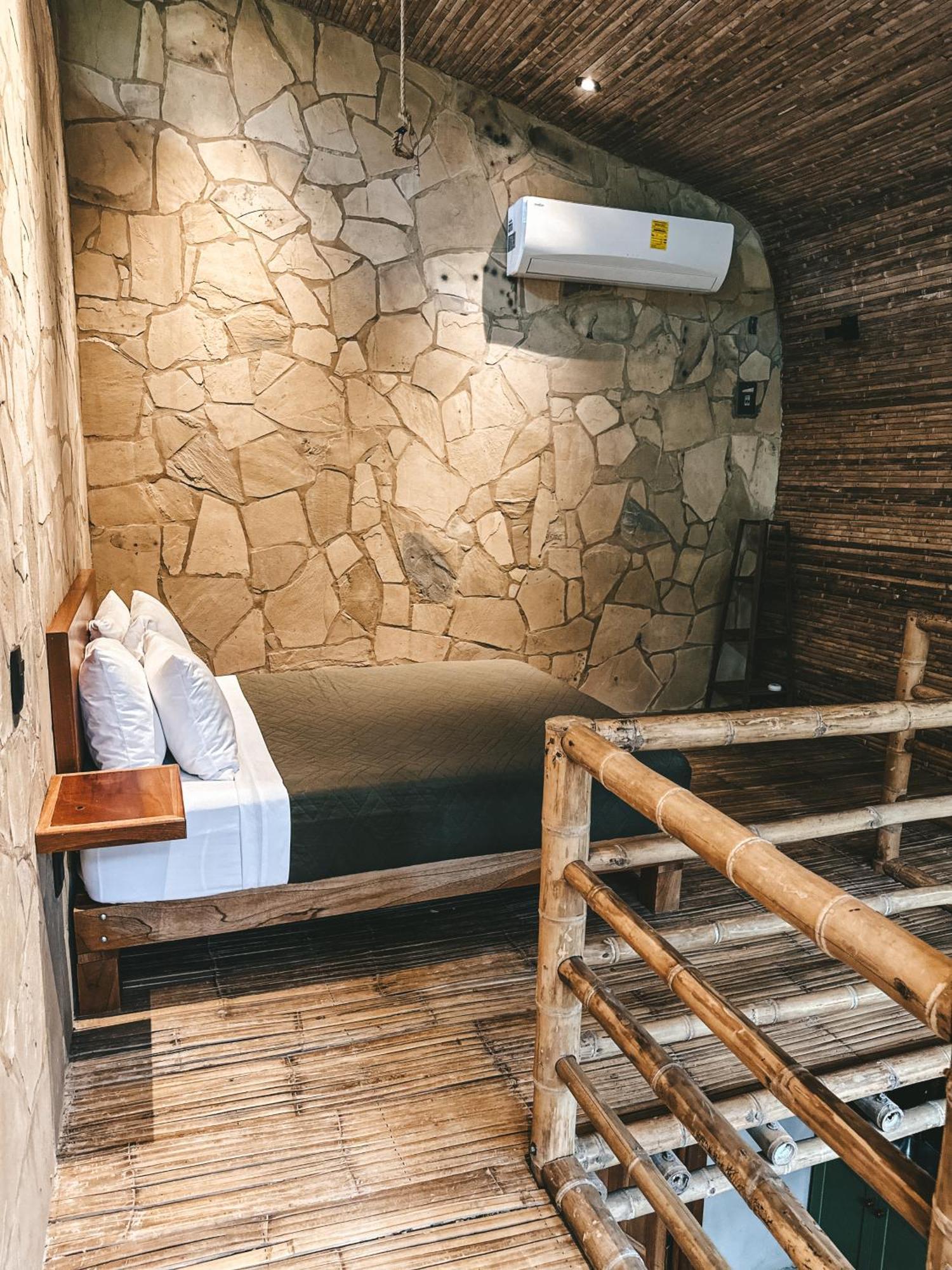 Cabana De Bambu En La Selva Palenque Eksteriør billede